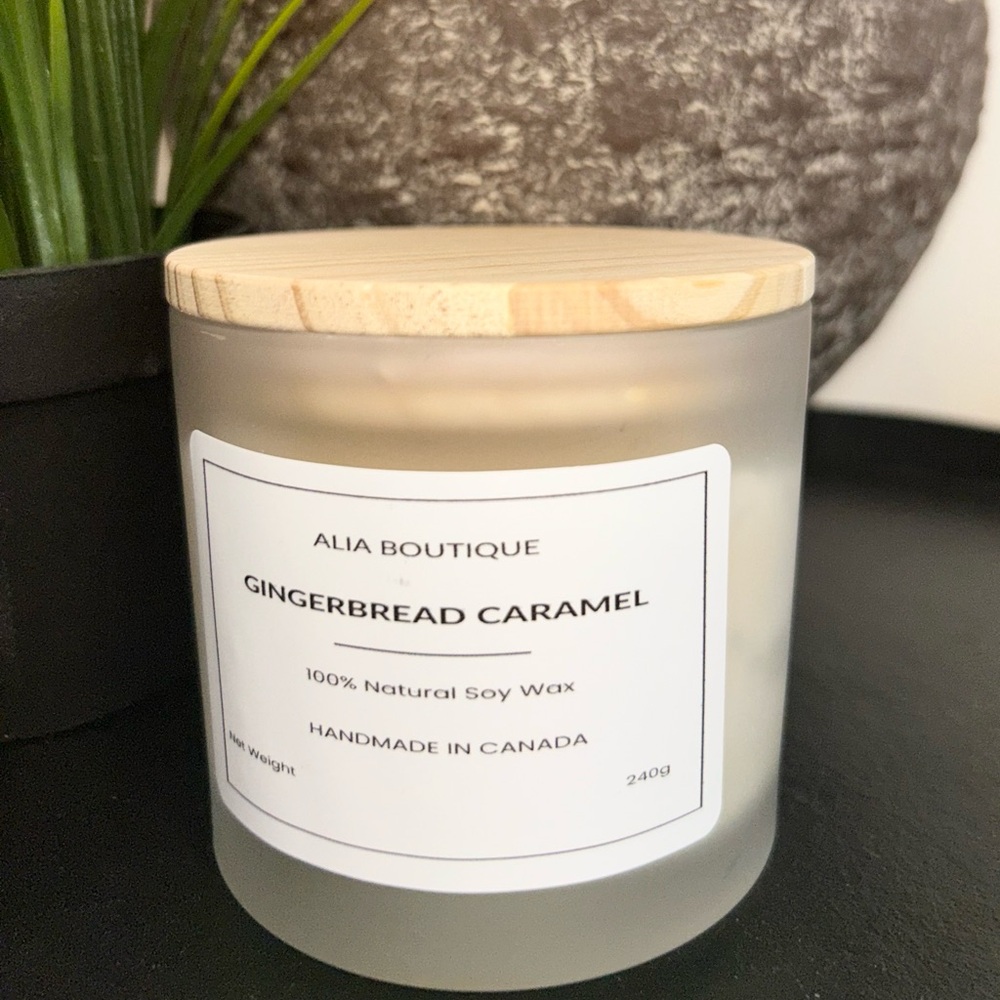 Gingerbread Caramel Soy Candle